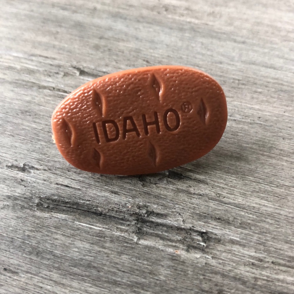 Vintage Brown Idaho Brooch